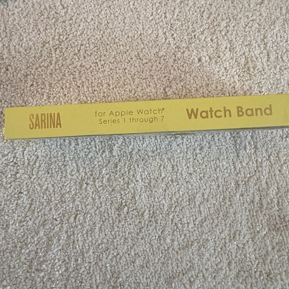 Sarina Watch Band for Apple Watch Series 1-7 Yellow 42mm 44mm 45mm NewAdjustable